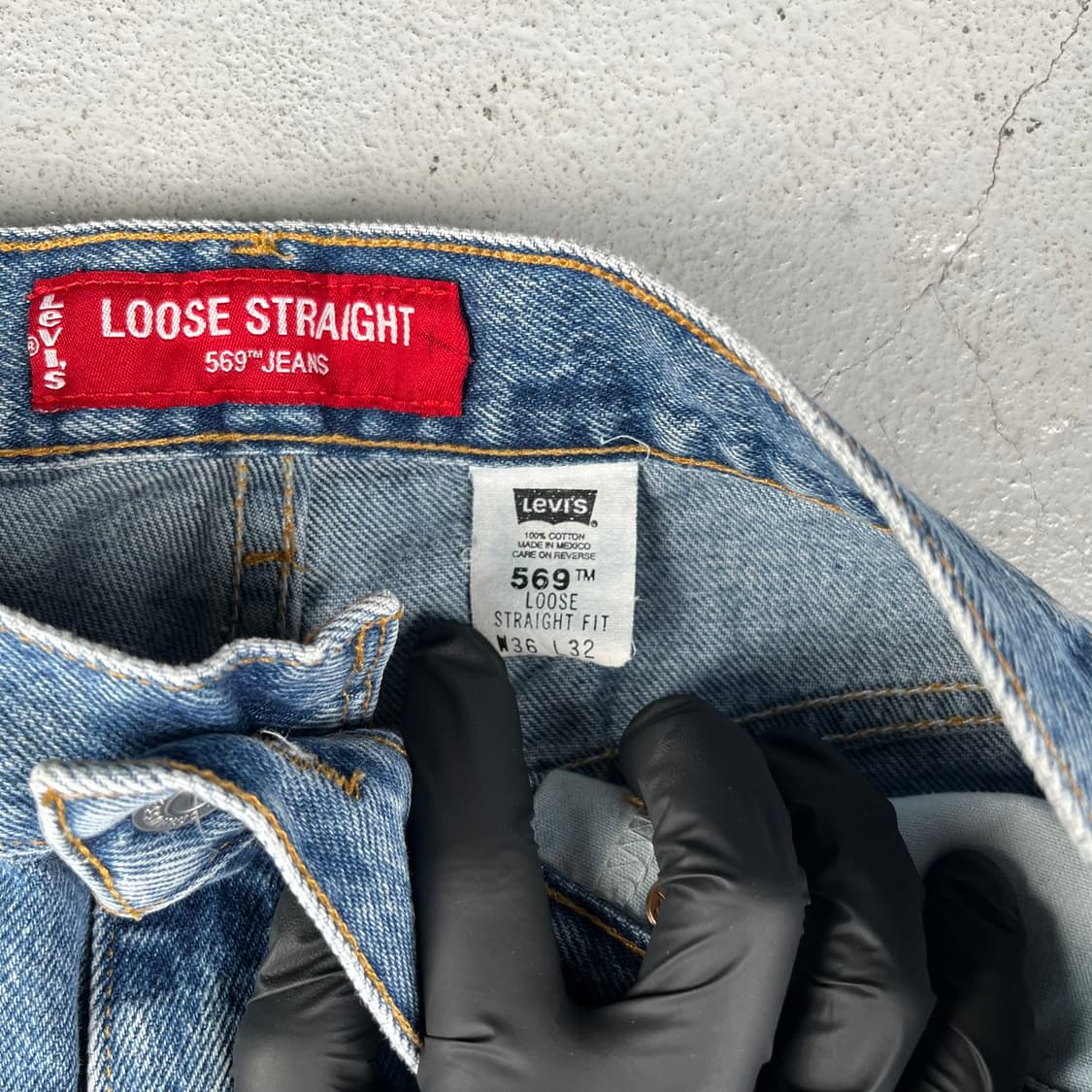 빈티지 리바이스 569 루즈 스트레이트핏 데님  상품이미지4