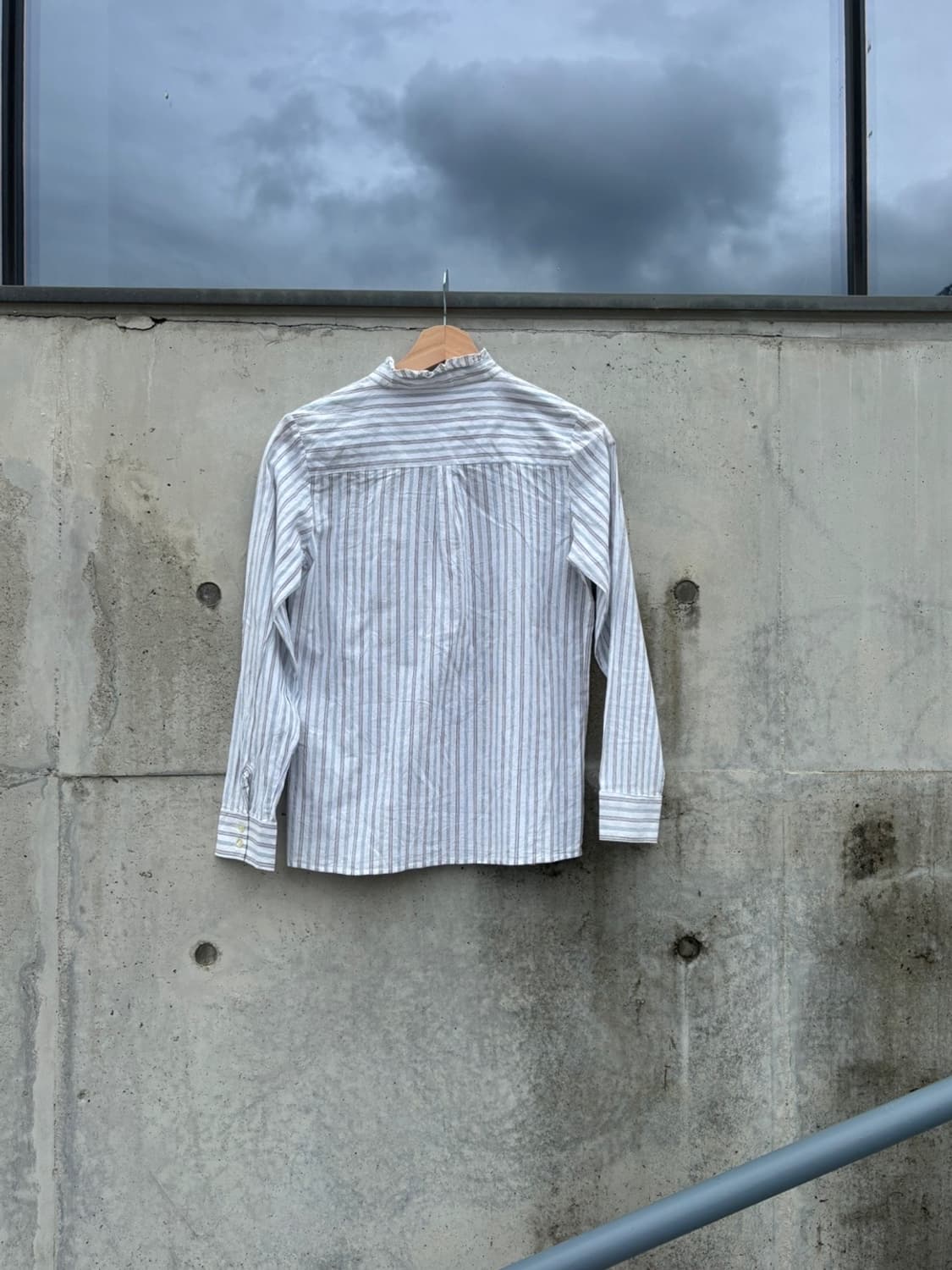 Stripe Frill Blouse 상품이미지2