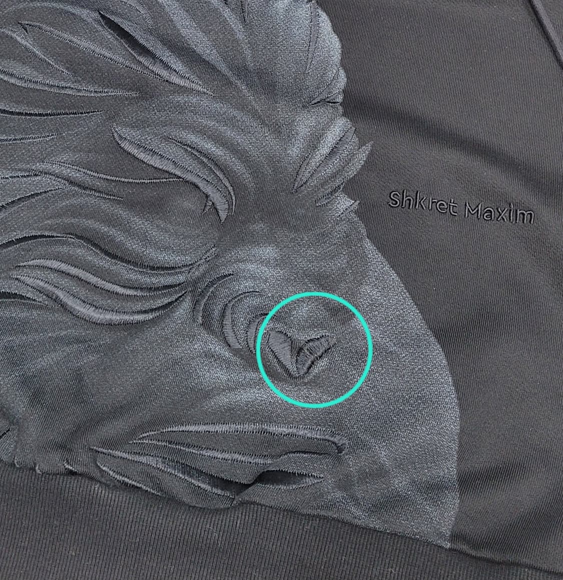 JUUN.J 준지 x 막심 고릴라 오버핏 후드 티셔츠 / 남 XS 블랙
 상품이미지7