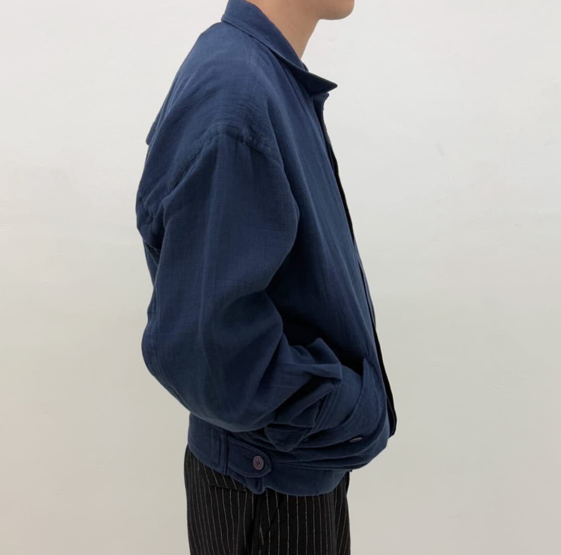 90s 이세이미야케 맨 블루종 자켓 상품이미지2