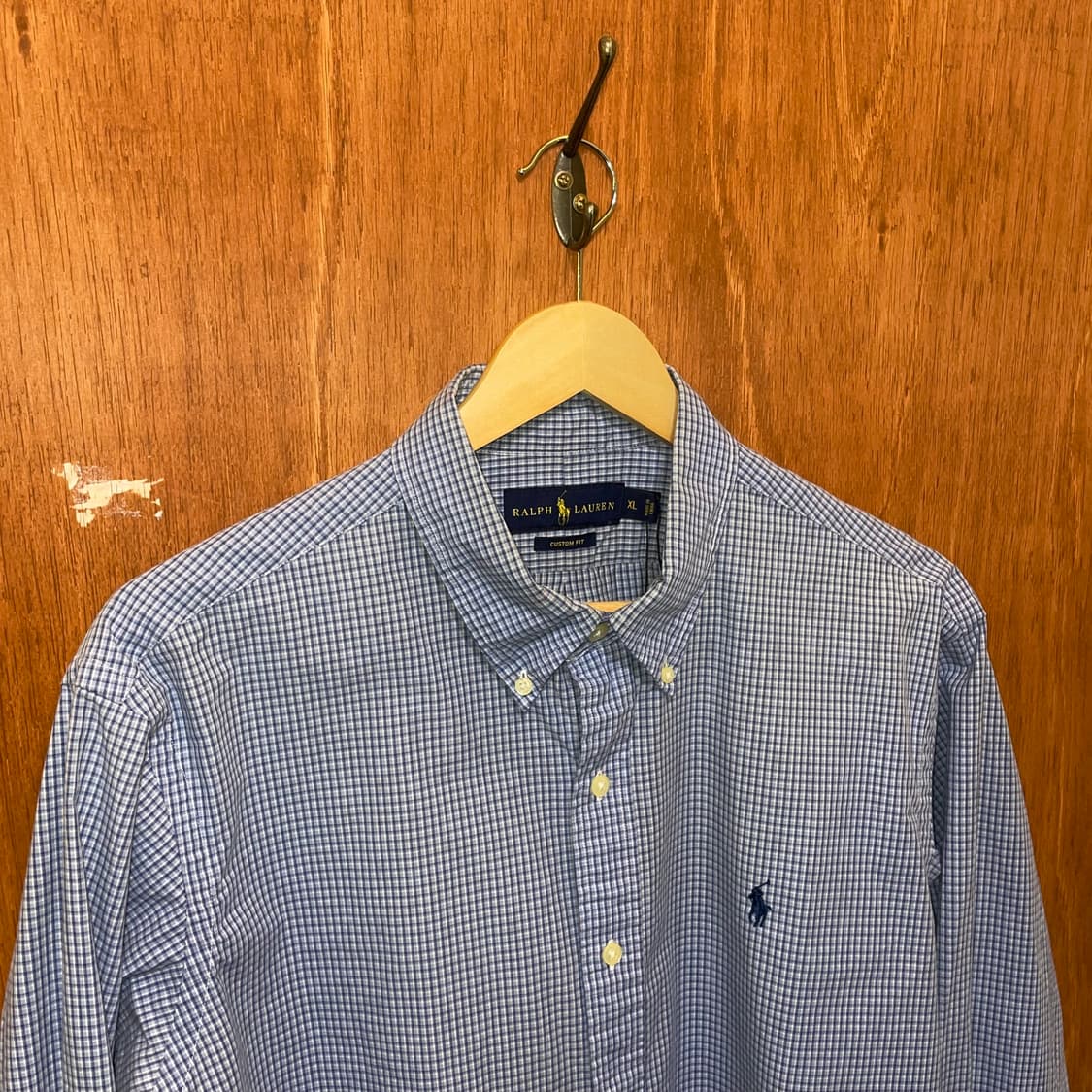 (XL) POLO 폴로 랄프로렌 체크 셔츠 커스텀핏 상품이미지4