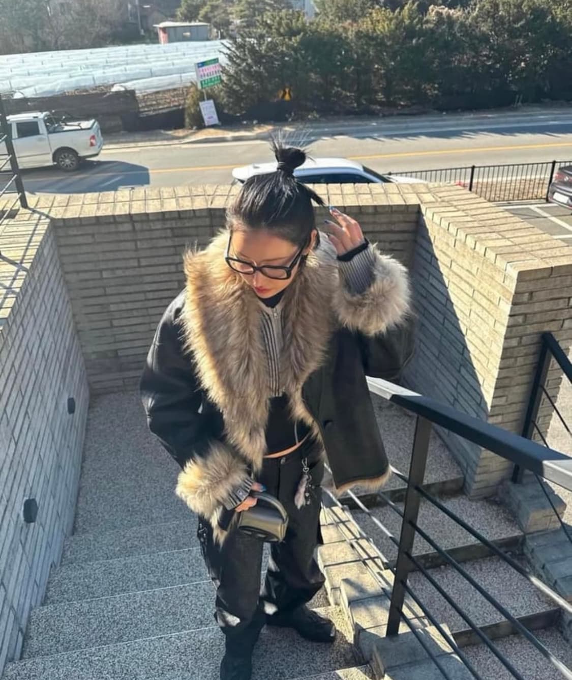 Open yy 리버시블 에코퍼 자켓 상품이미지2