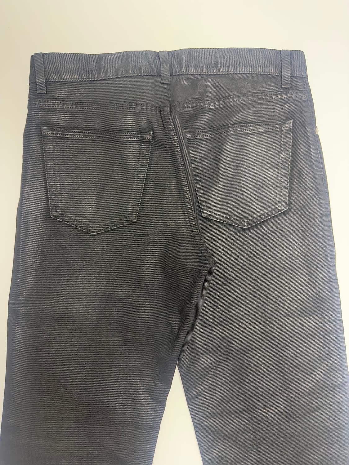 Helmut lang 1998 coated black denim 32 상품이미지5