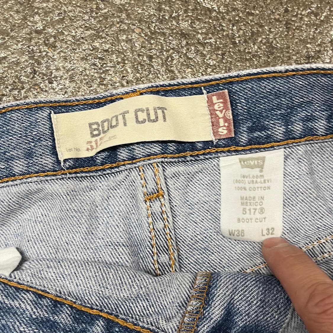 00s Levis517 리페어 부츠컷 (36“) 상품이미지5