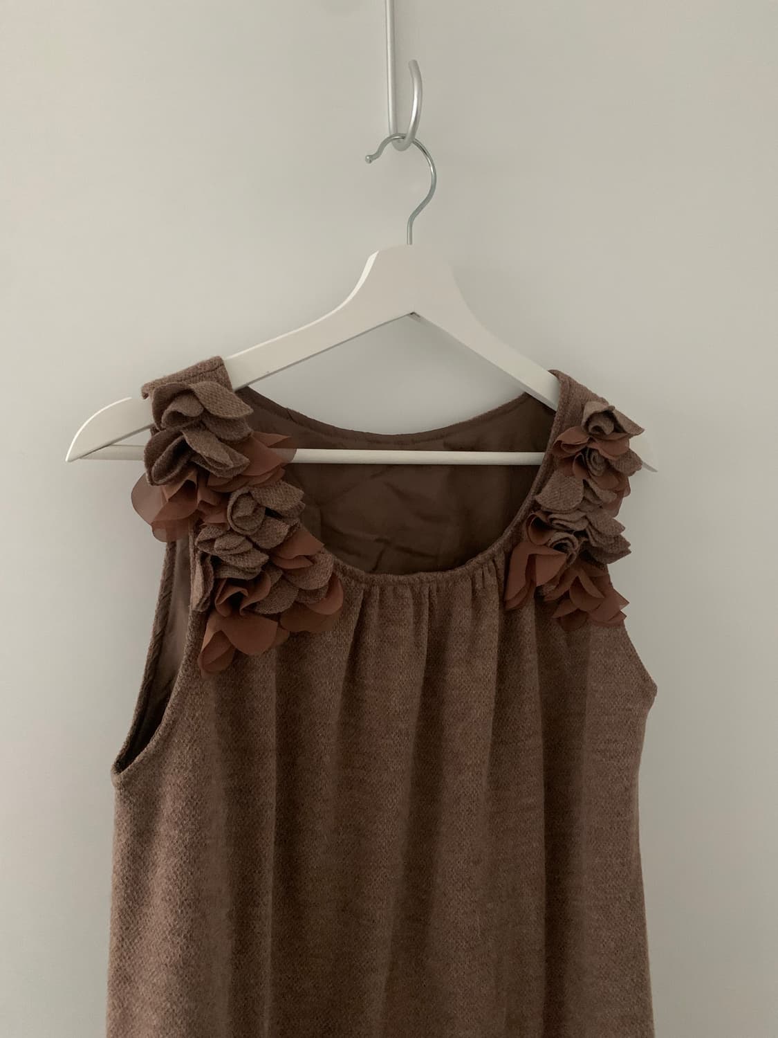 낙엽 슬리브리스 원피스 상품이미지3