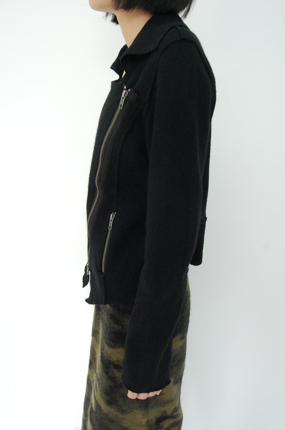 Wool unbalance 2way jacket 상품이미지4
