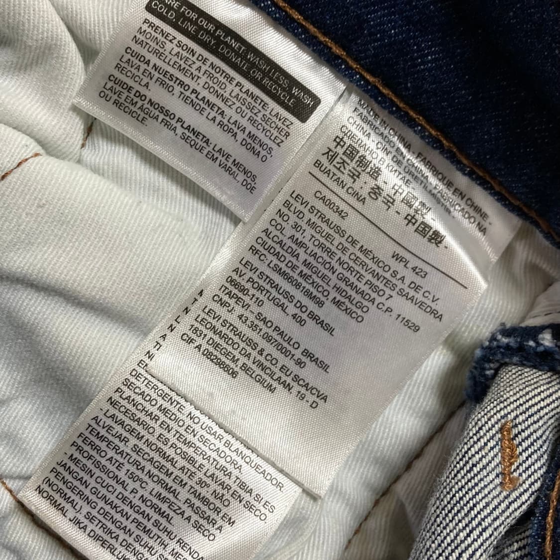 리바이스 LEJ 502 데님팬츠 W30 L30 상품이미지5