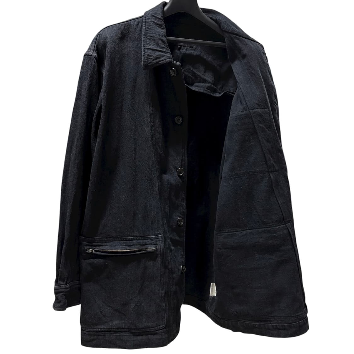 [M] 80‘s 꼼데가르송 옴므 코튼 하프 코트 상품이미지5