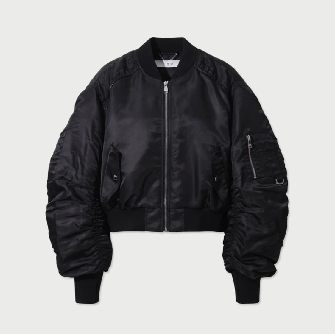 IRO 블랙 봄버 MA-1 자켓 36 상품이미지1