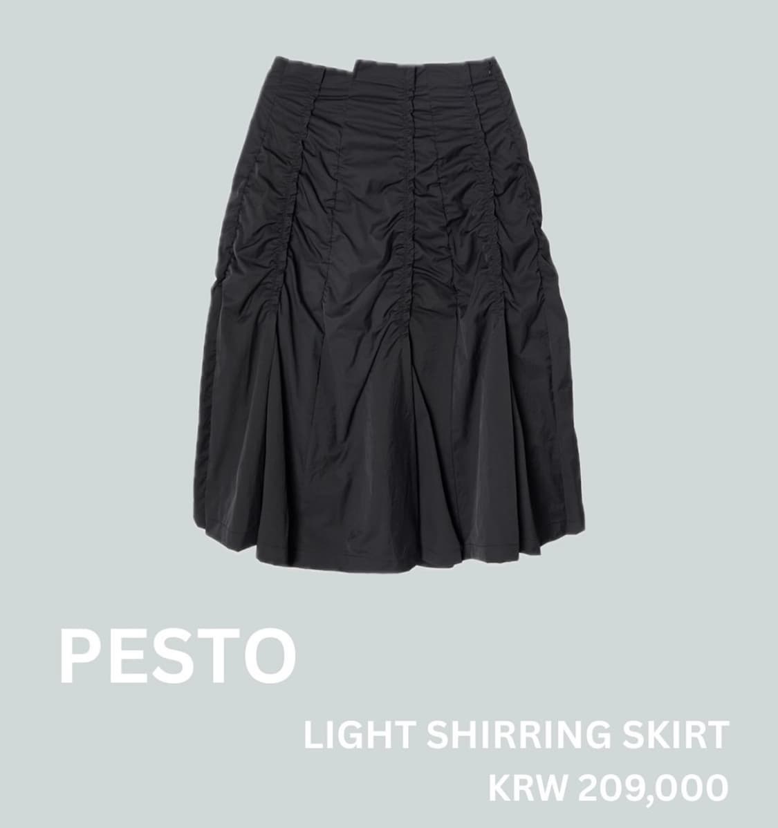 페스토 라이크 셔링 스커트 상품이미지1