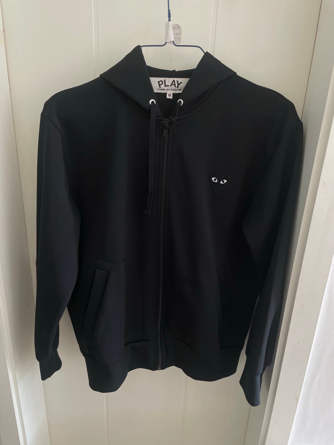 Comme des Garcons play 후드집업 블랙 m 상품이미지1