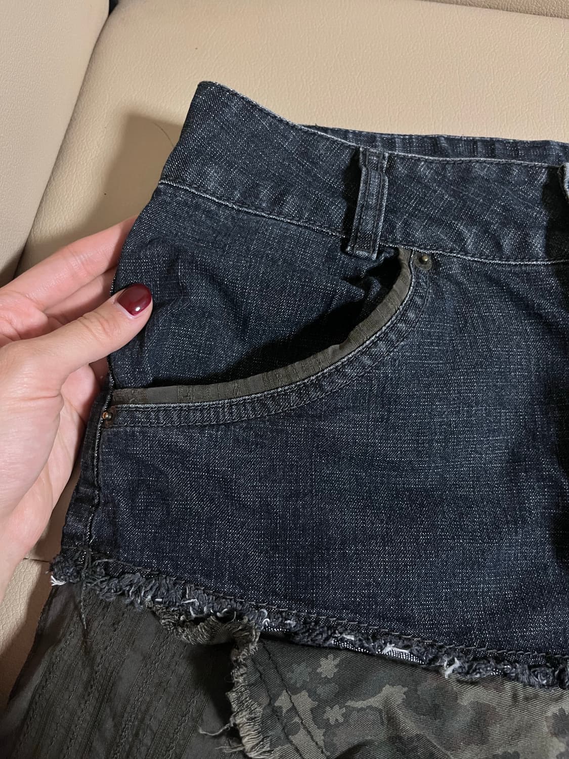 Military vintage midi skirt 상품이미지3