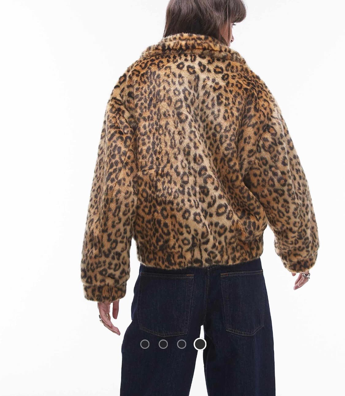 Topshop 탑샵 레오파드 퍼자켓 상품이미지2