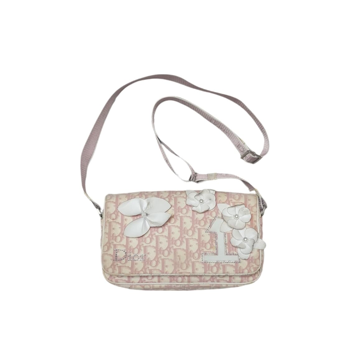 디올 빈티지 걸리 디오르시모 오블리크 플랩백 (정품) 상품이미지1