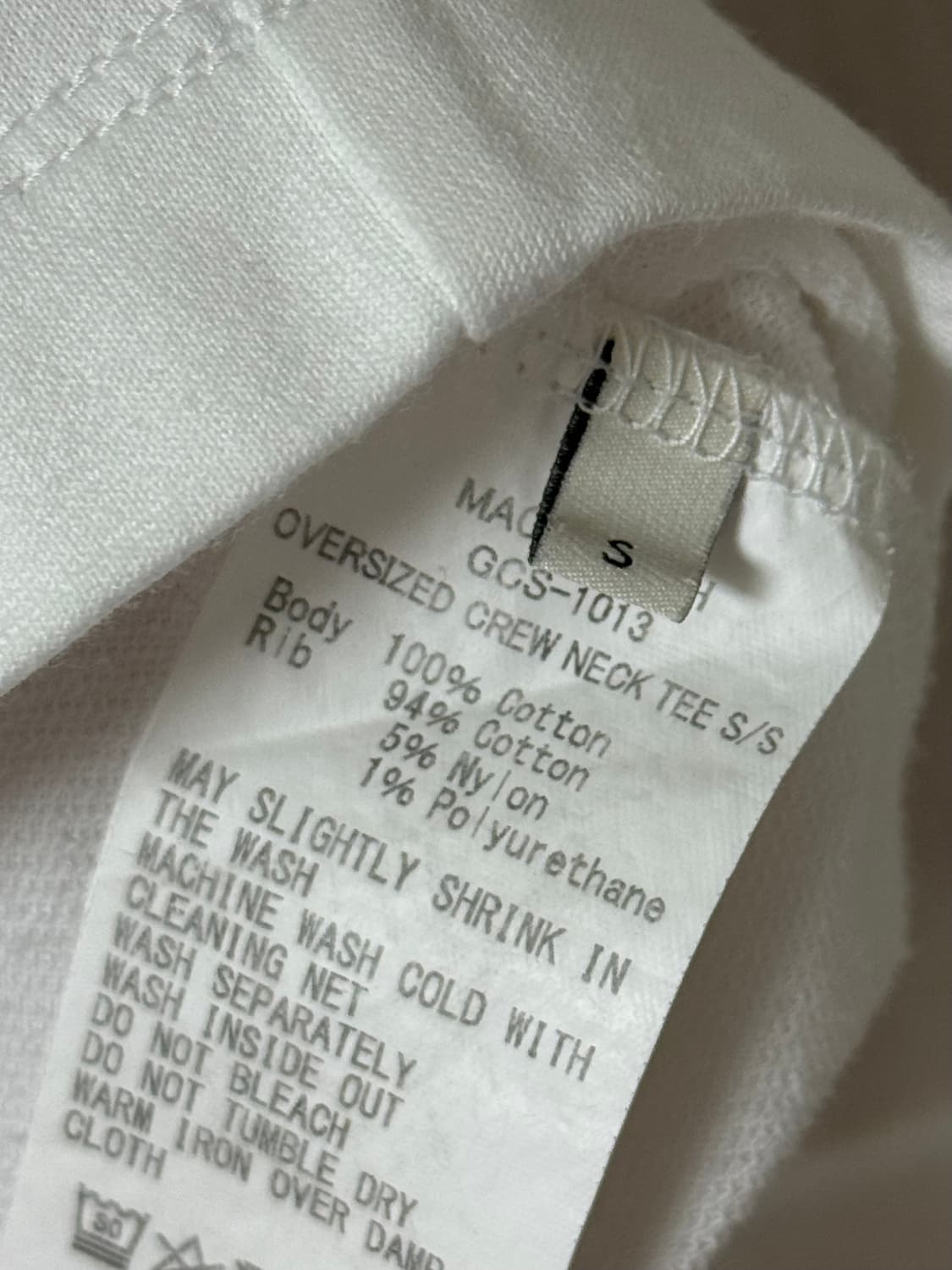 매킨토시 mackintosh 흰색 반팔티셔츠 상품이미지4