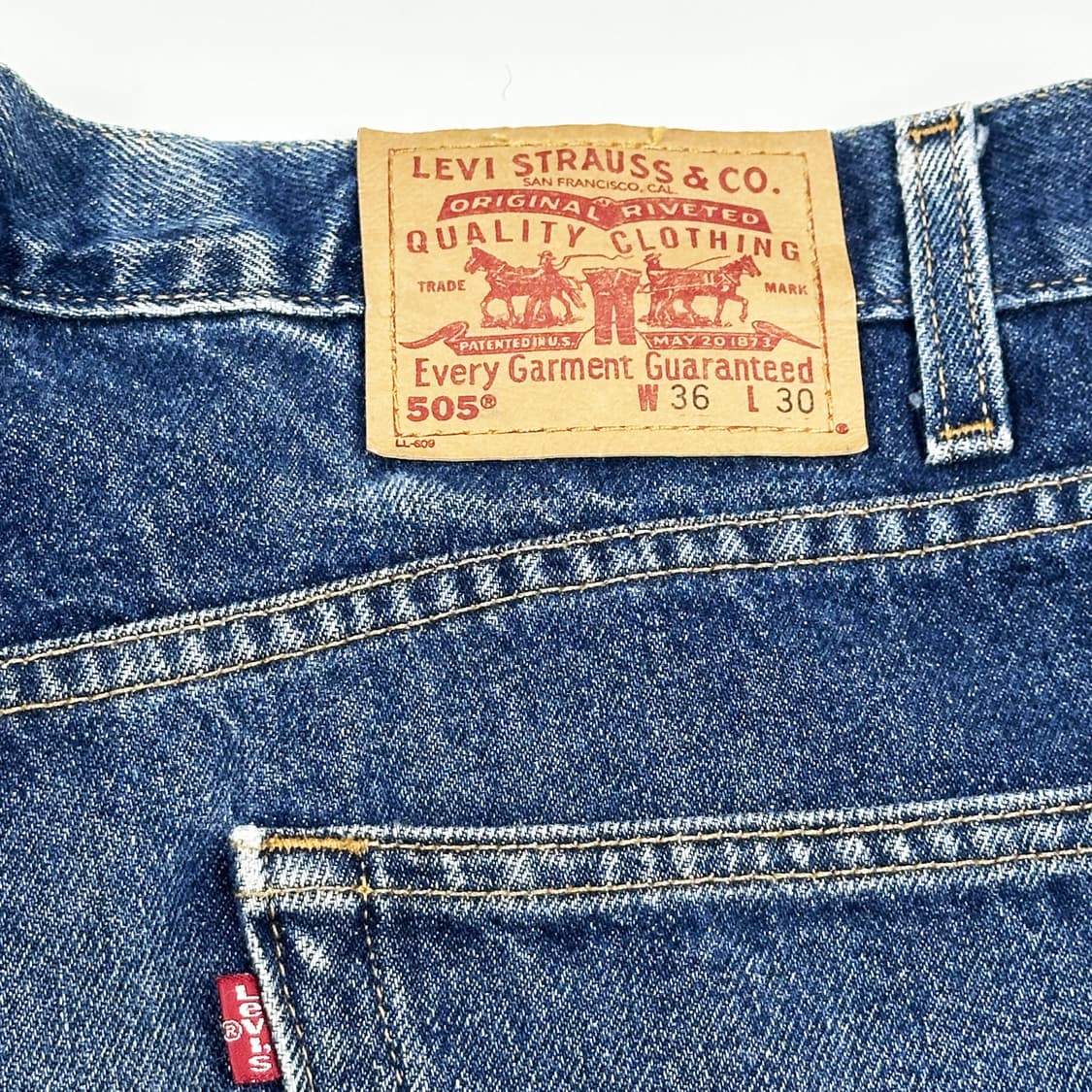 리바이스 505 오리지널 데님 팬츠 (36인치) 상품이미지6