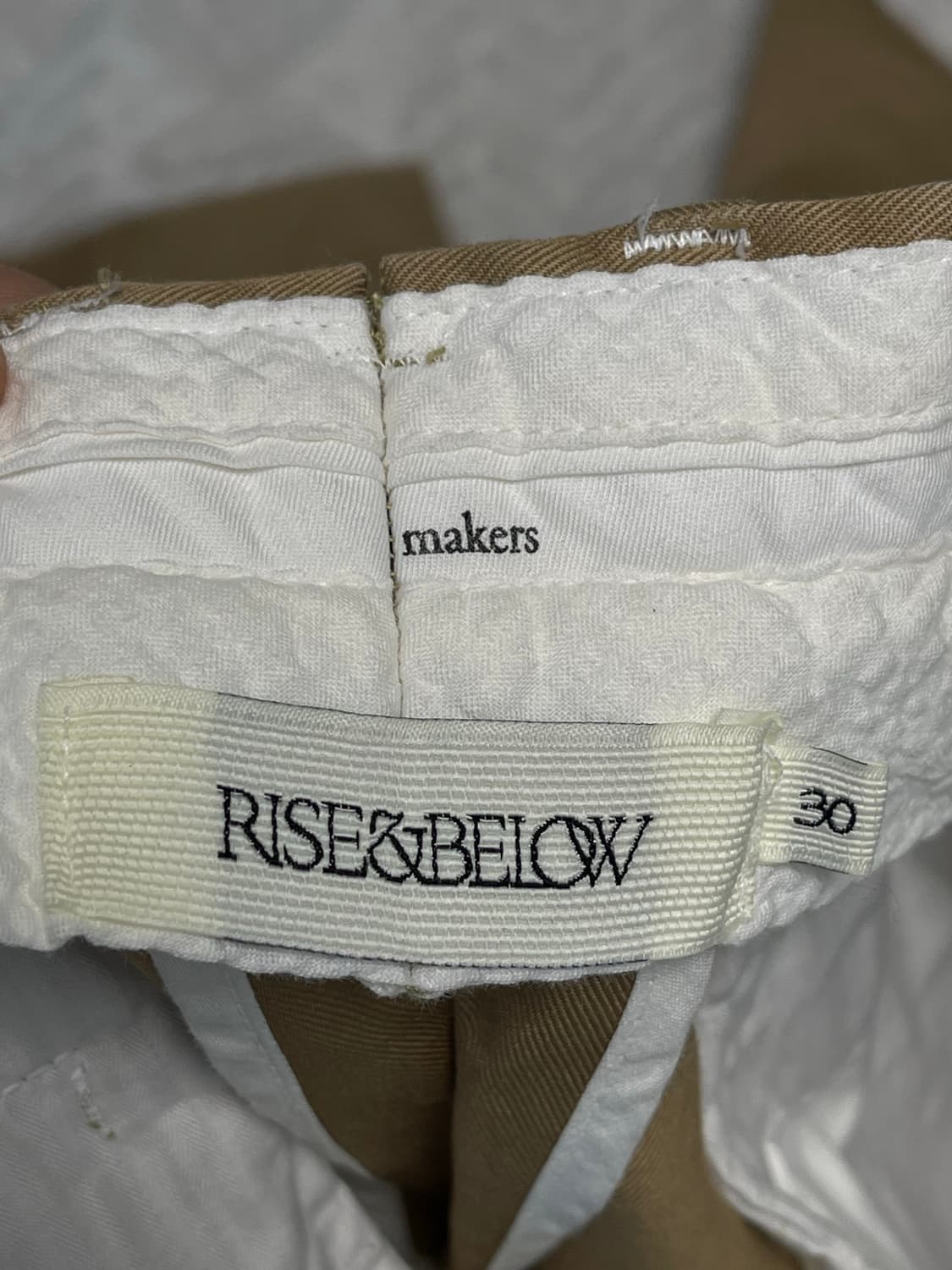 라이즈앤빌로우 수피마 302 치노팬츠 브리티쉬 카키 30인치 상품이미지10