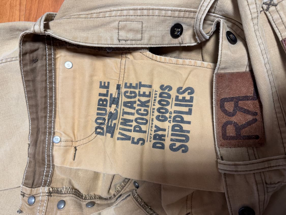 Rrl 빈티지 파이브 포켓 웨스턴 32 판매합니다 상품이미지8