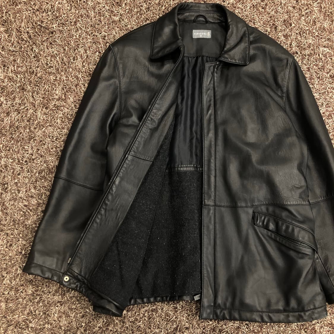 Tipicosi 양가죽 레더 가죽 자켓 상품이미지3