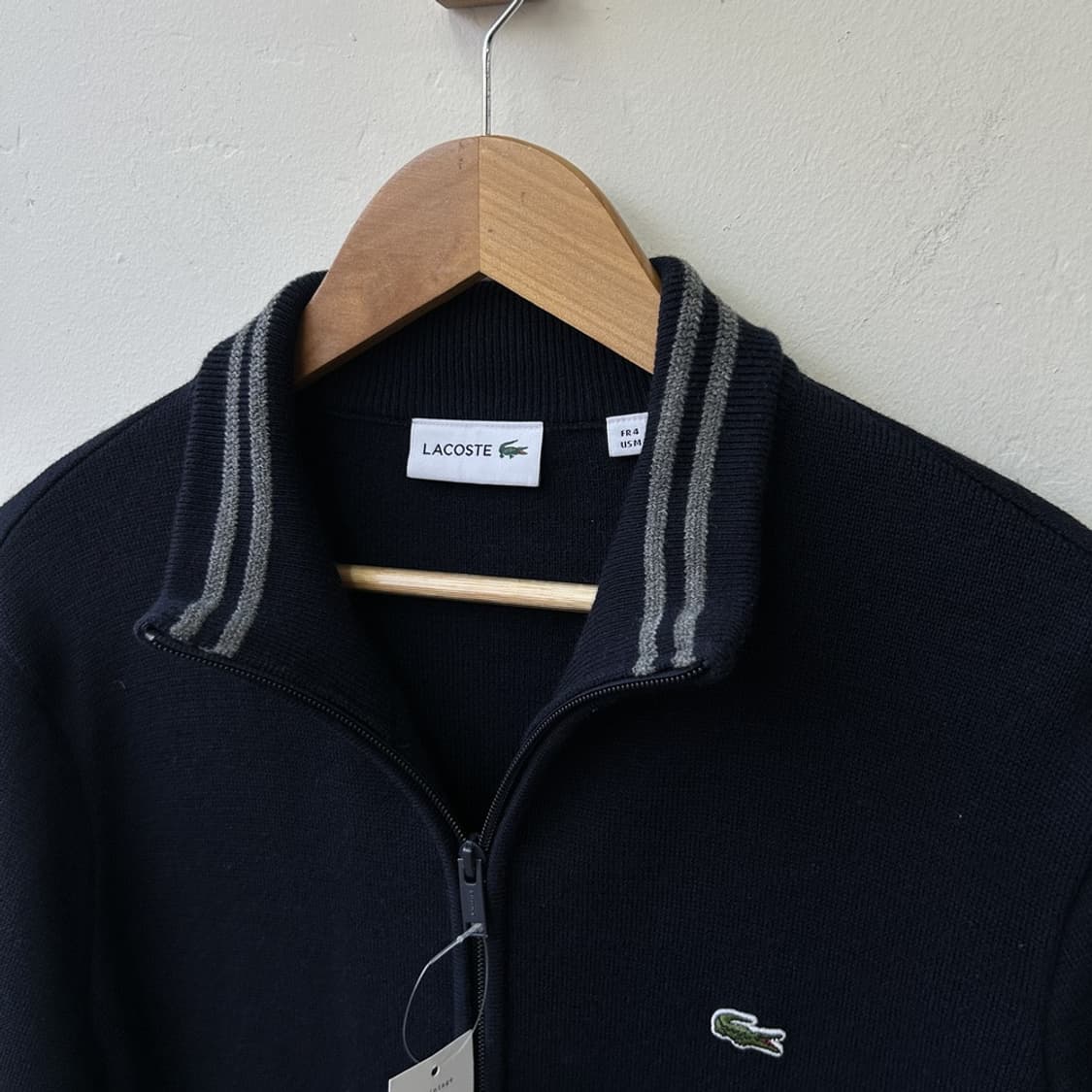 15825 - 라코스테 울 니트 집업 (울 100%) 상품이미지3
