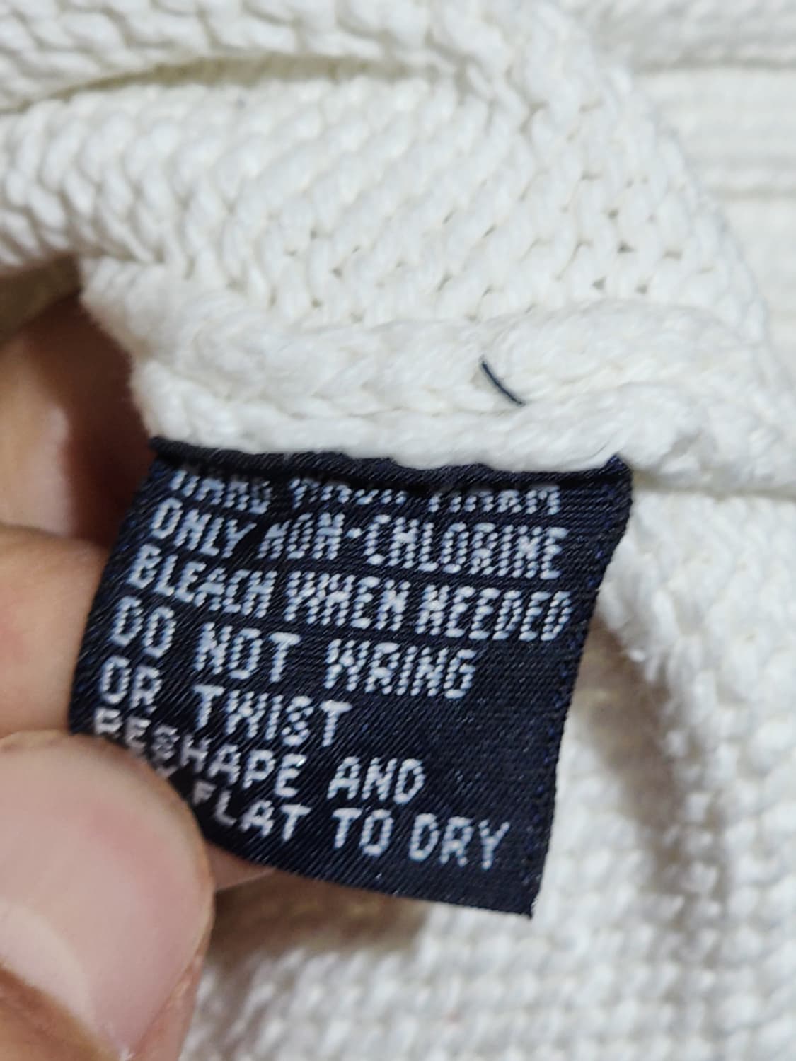 (95) 랄프로렌 폴로 니트조끼 화이트 베스트 브이넥  상품이미지5