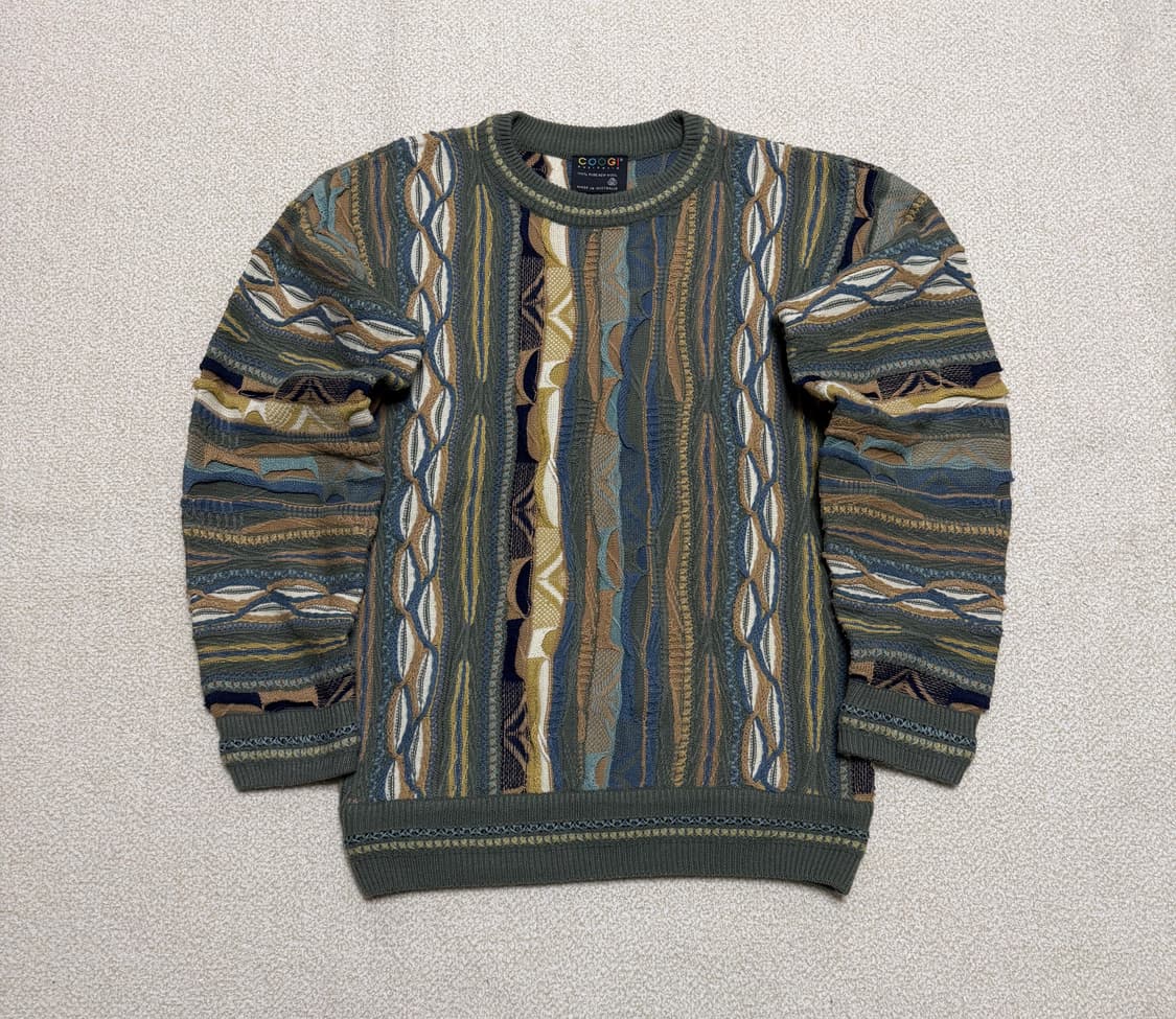 쿠지 3D 케이블 니트 상품이미지1