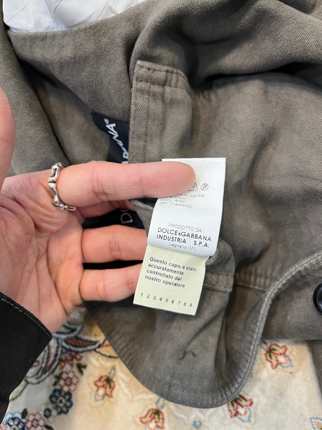 돌체앤가바나 스탠드카라 4버튼 자켓 상품이미지10