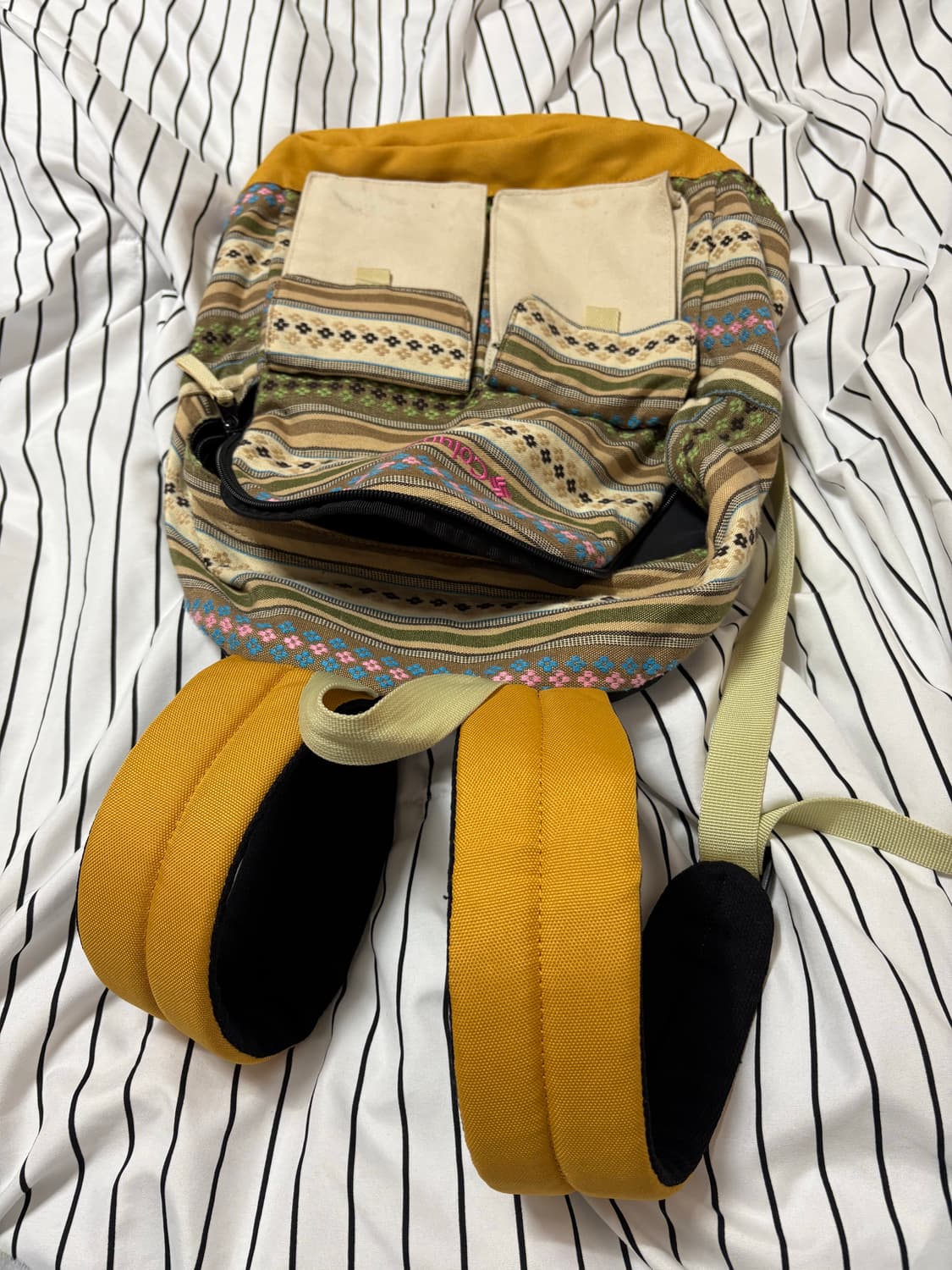 컬럼비아 빈티지 백팩 가방 상품이미지4