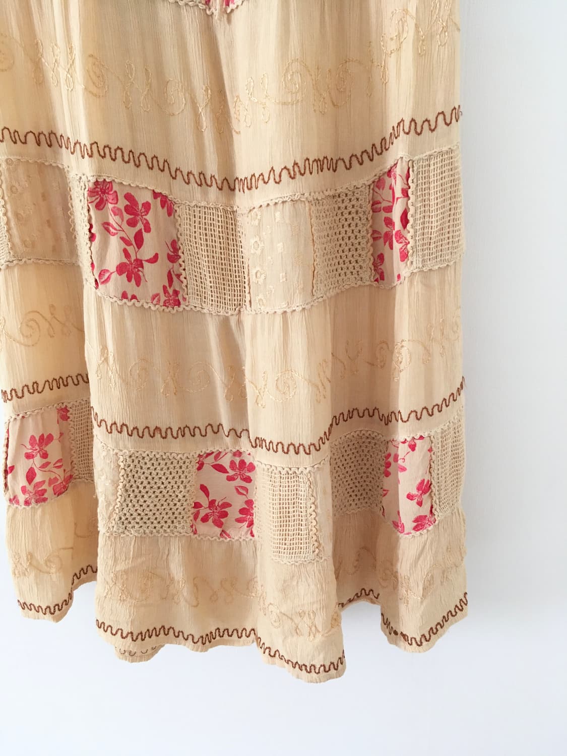 RAZZA patch long skirt 상품이미지6
