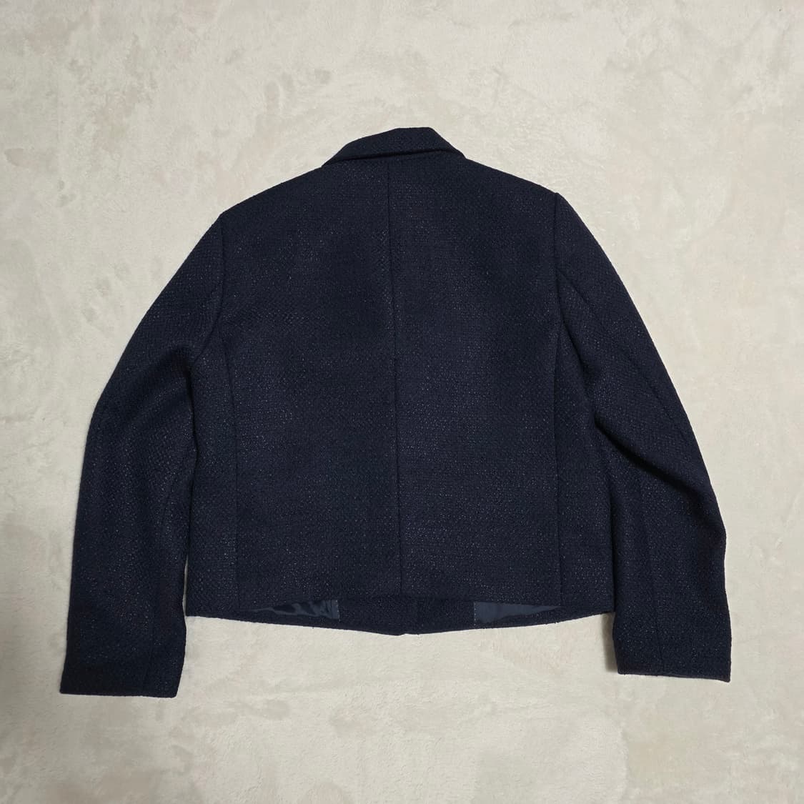 (F)여성 D.AMBER 디엠버 트위드 자켓 네이비 상품이미지3