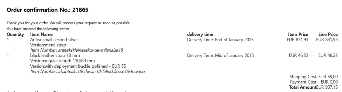 스토바 안테아ks 블루핸즈 기계식 시계 상품이미지9