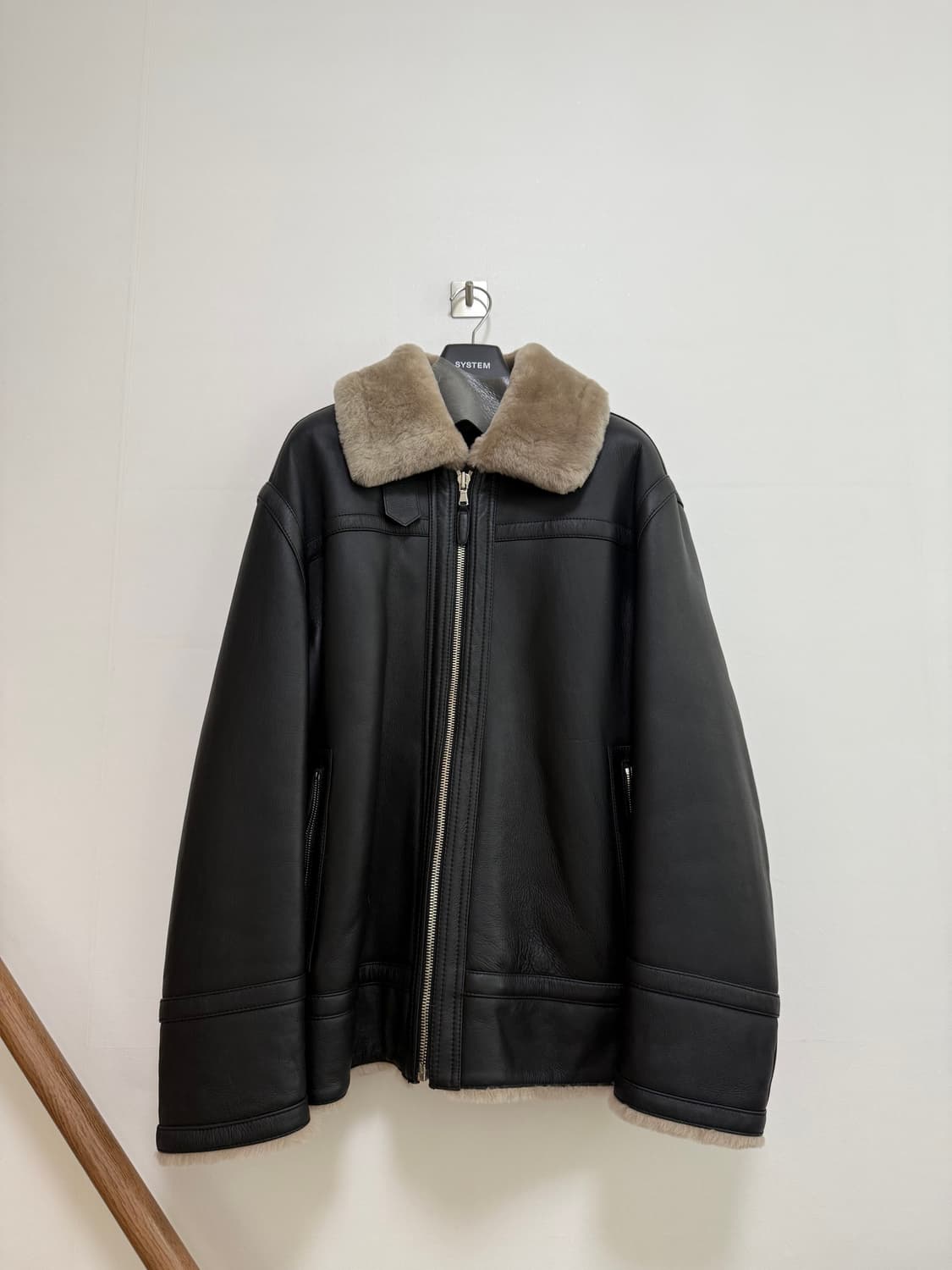 시스템옴므 리얼레더 무스탕 상품이미지1