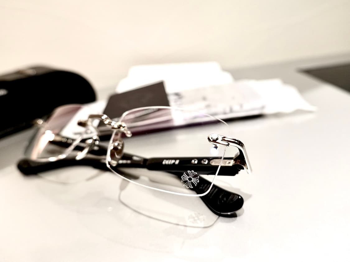 크롬하츠 딥2  블랙/실버 무테안경 상품이미지4