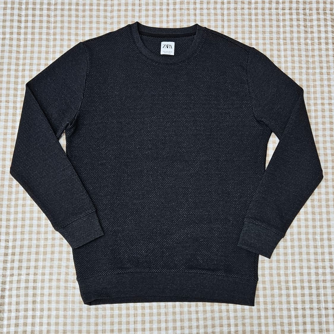 자라 긴소매 면니트 남자100 상품이미지1