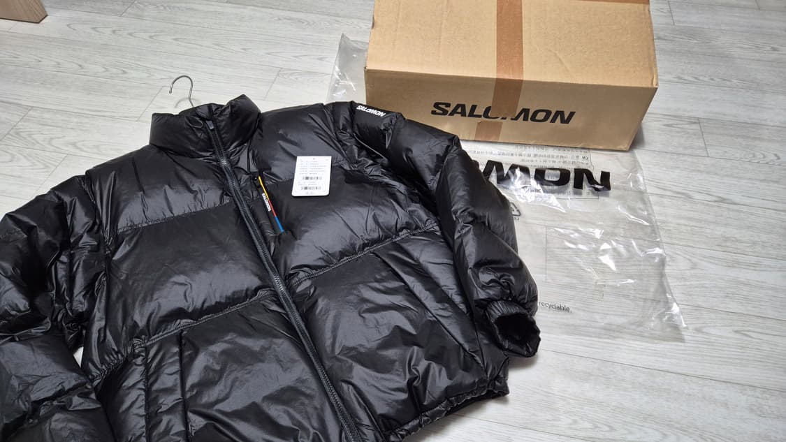 살로몬 컨투어 구스 다운 패딩 L사이즈(새제품) 상품이미지4