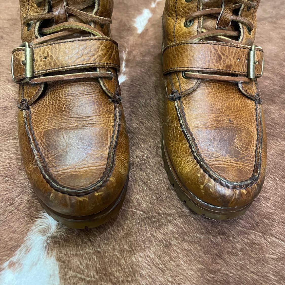 POLO ralph lauren moccasin leather boots 상품이미지2