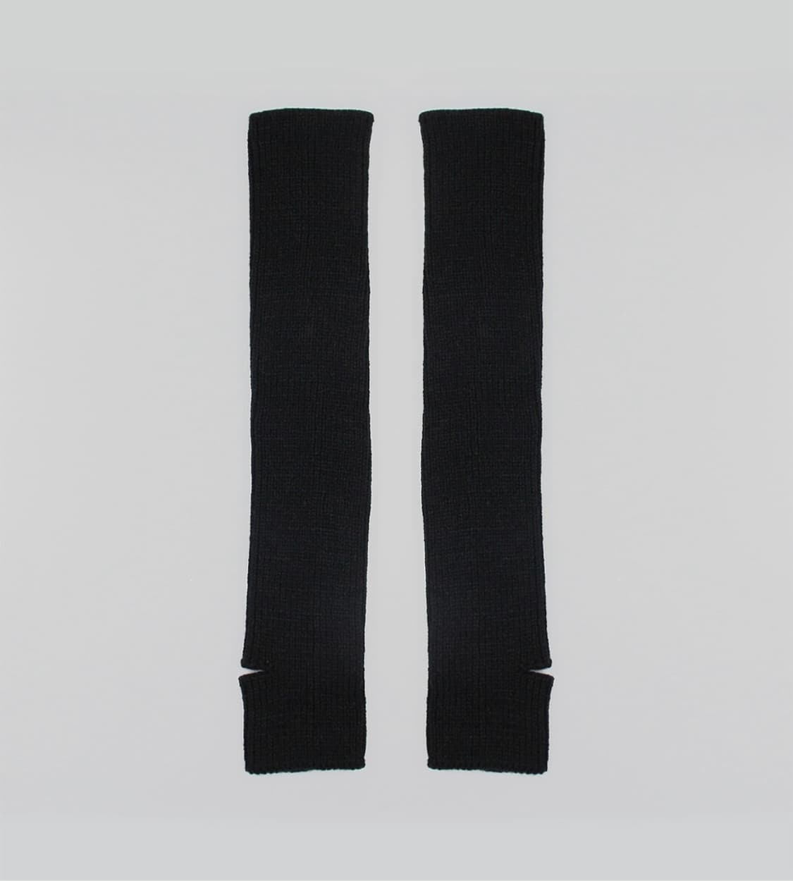 더티스 니트 리브 레그 워머 아이보리, 블랙, 베이지, 그레이 상품이미지3