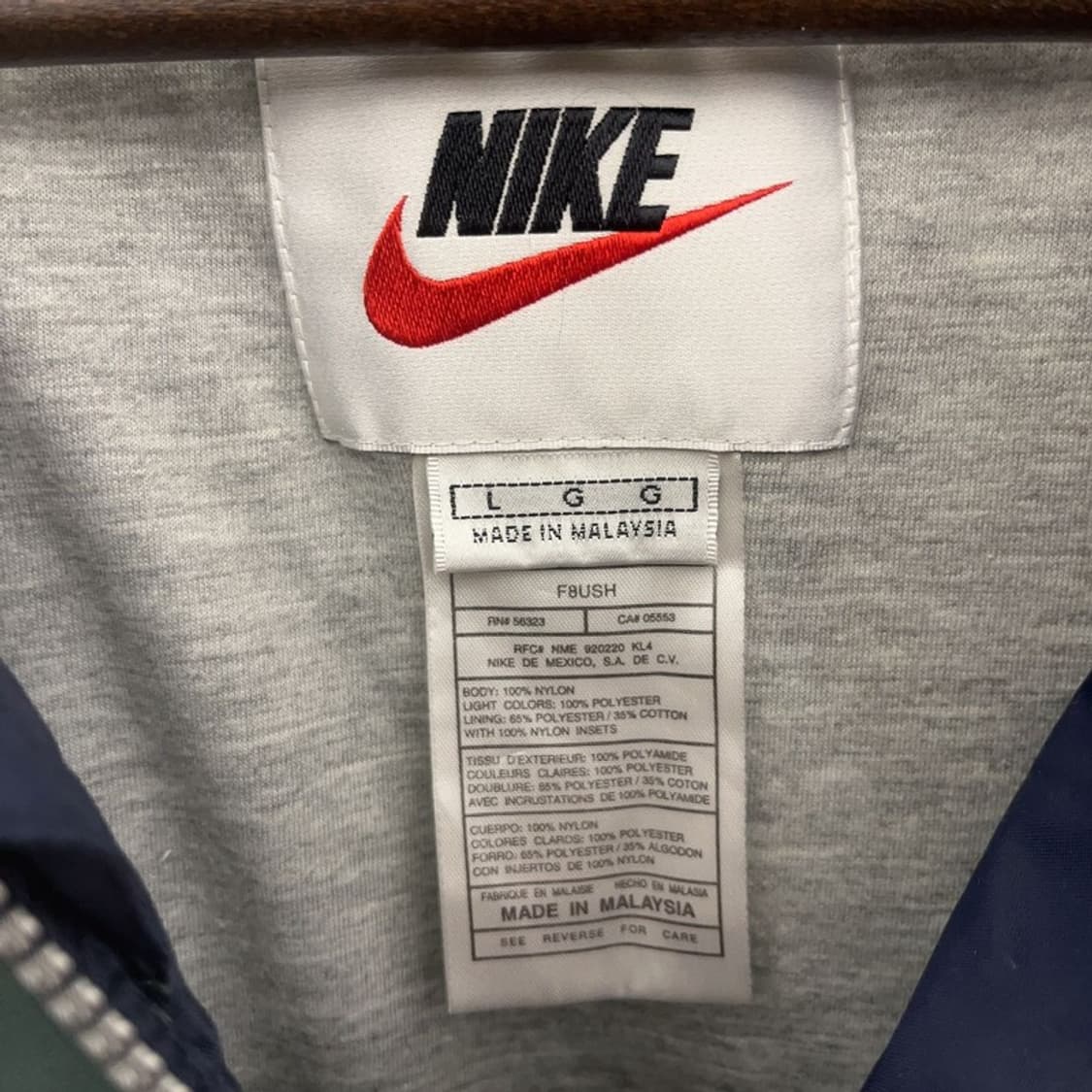 나이키 레트로 90's 배색 바람막이 반집업 아노락 L C07245 상품이미지5