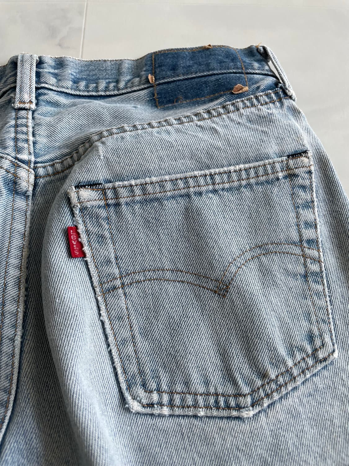 80s USA 빈티지 리바이스 501 66후기 셀비지 상품이미지7