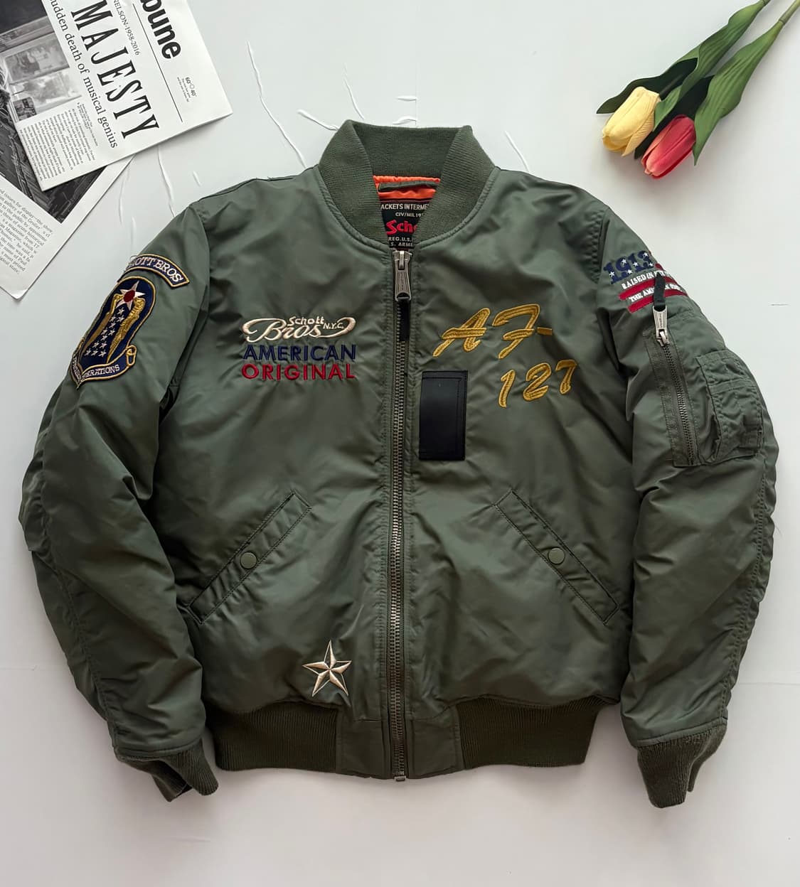 Scohott 쇼트 ma-1 항공 점퍼 상품이미지2