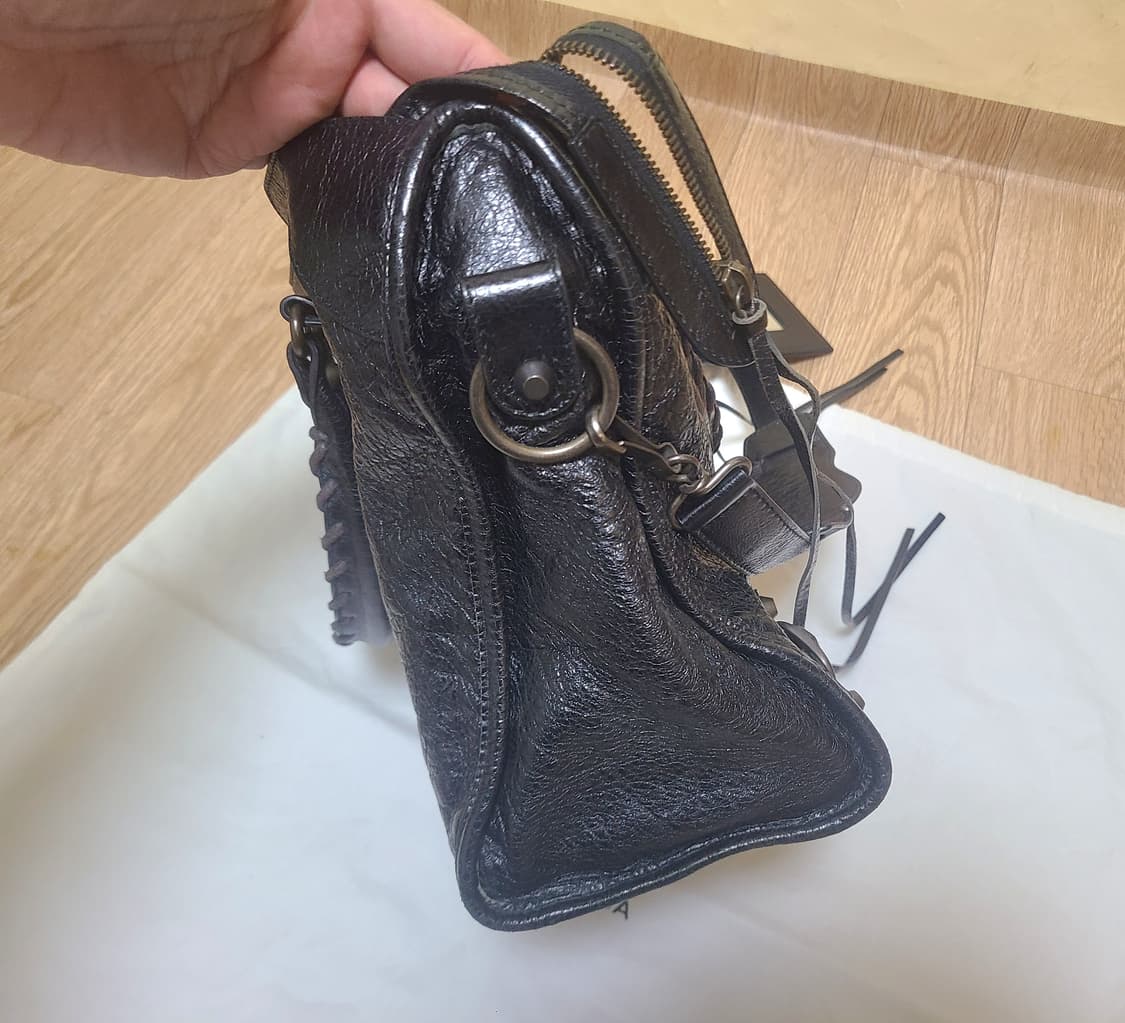 발렌시아가 모터백 시티 블랙 미디엄  상품이미지5