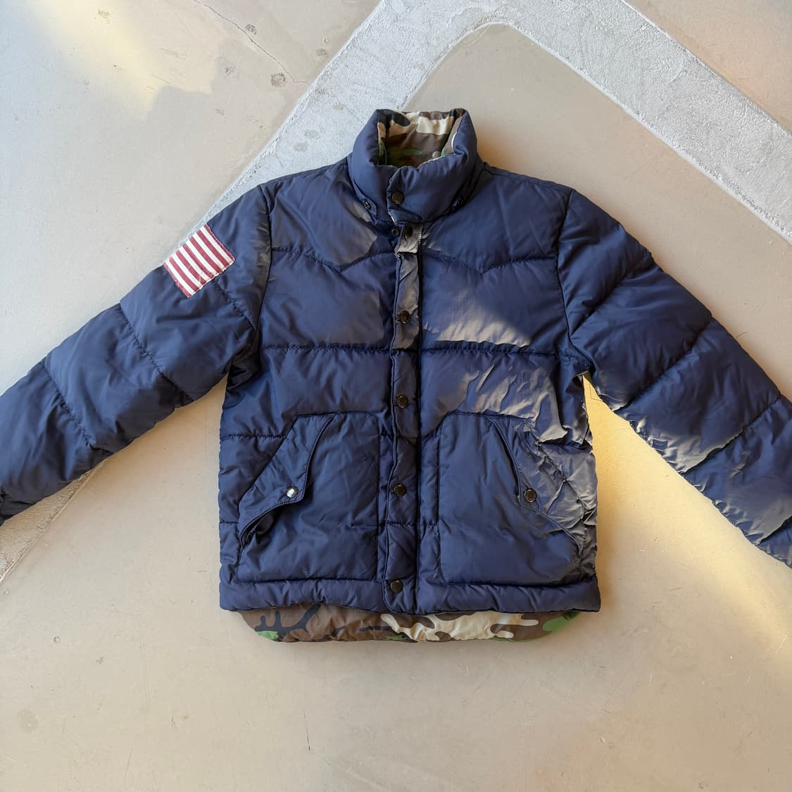 랄프로렌 데님앤서플라이 성조기 다운 자켓 상품이미지1