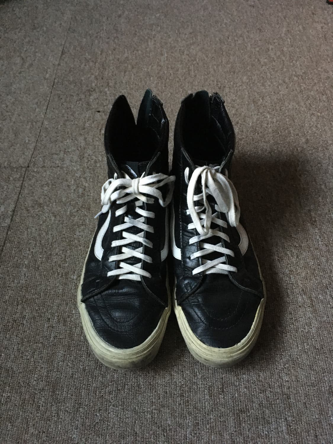 반스 레더 하이탑 상품이미지2