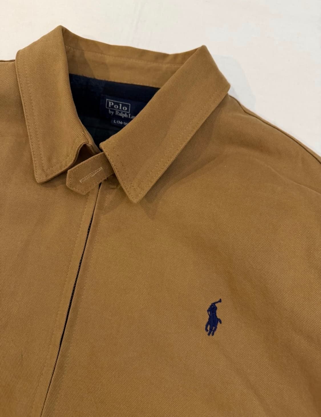 폴로 랄프로렌 일본판 블루종 스윙탑 봄버자켓 브라운 상품이미지2