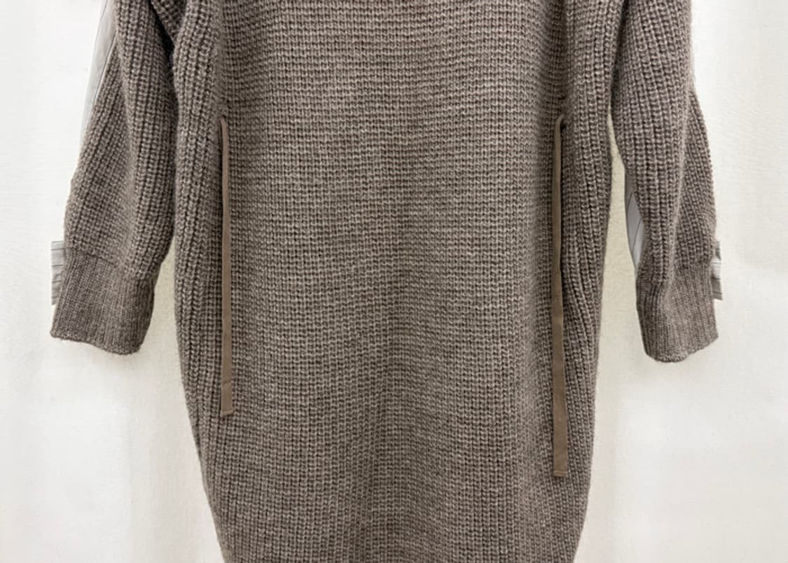 요지야마모토 터틀넥 니트 롱 원피스 상품이미지4