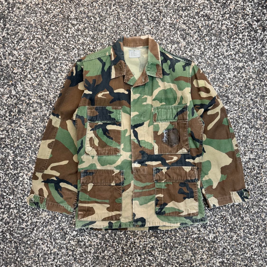 US Army 우드랜드 카모 셔츠 자켓 (XS)   상품이미지1