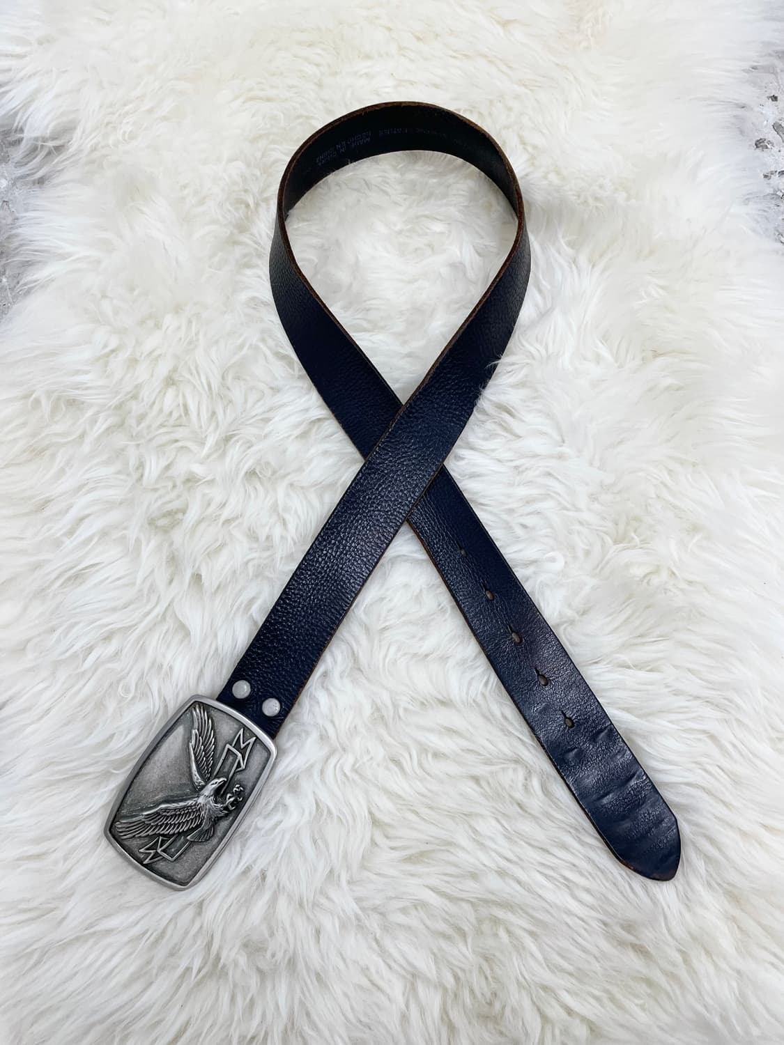 독수리 리얼레더 버클 벨트 상품이미지5