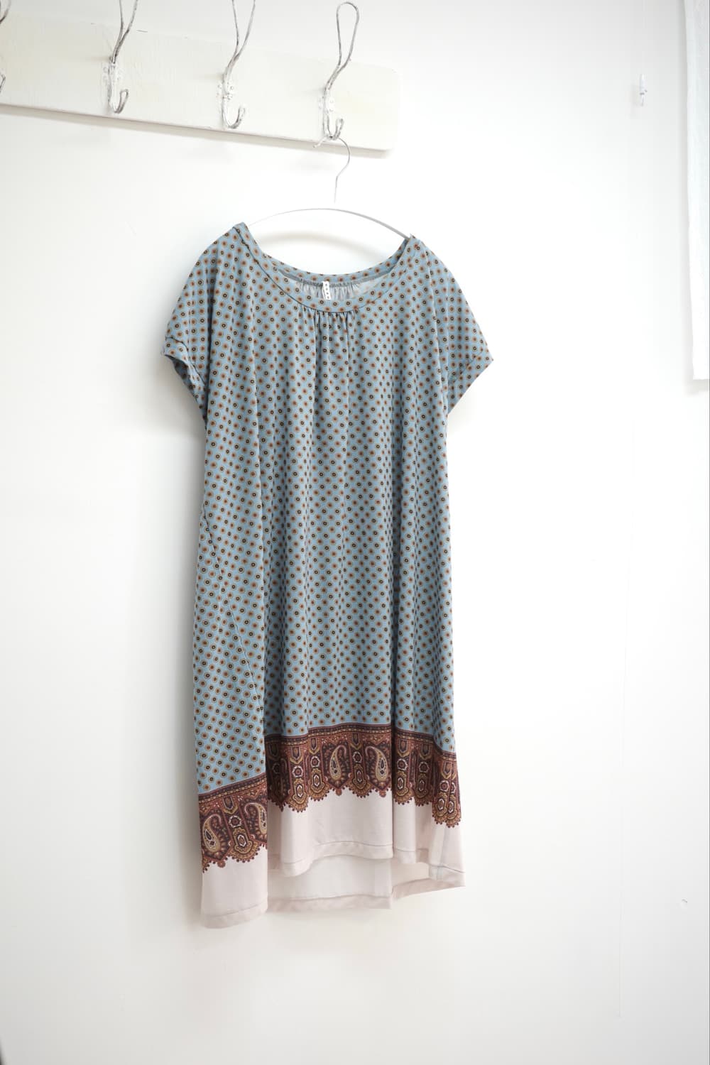수나오쿠와하라 Sunao kuwahara mint dot one-piec 상품이미지5