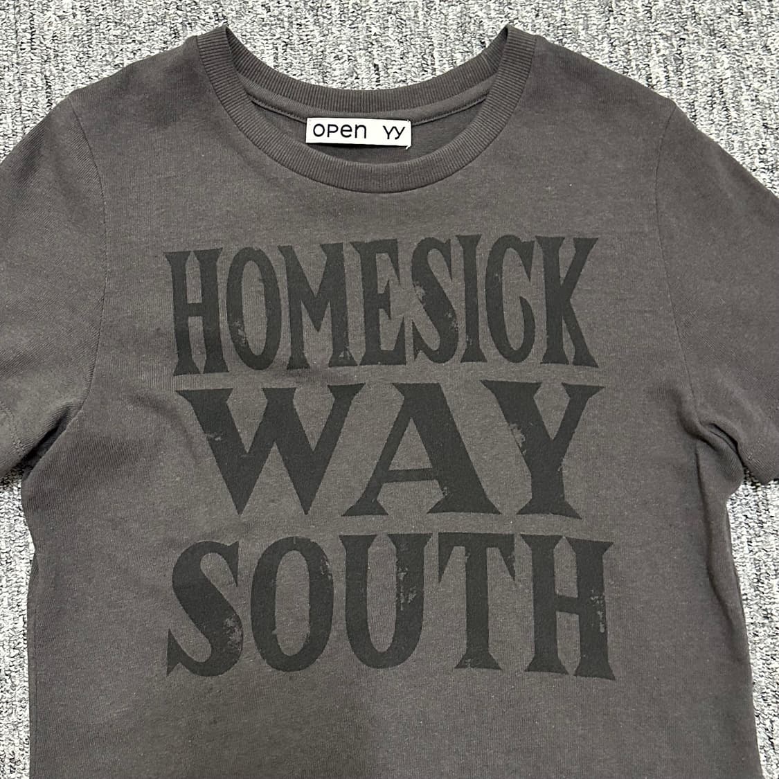 Open yy 오픈와이와이 HOMESICK TEE 반팔 티셔츠 홈식 상품이미지2