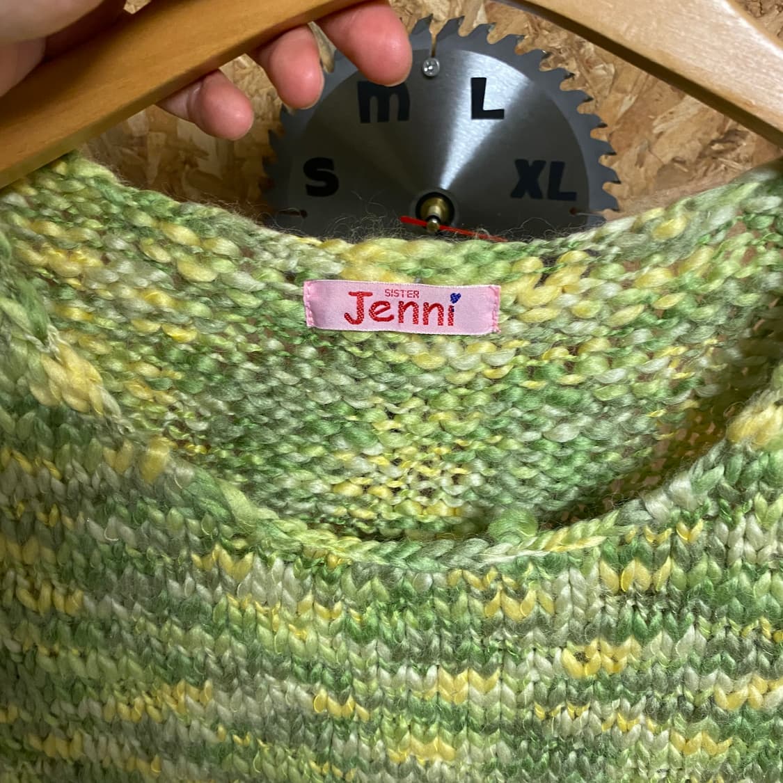 빈티지 제니 울 트위드 민소매니트 상품이미지4